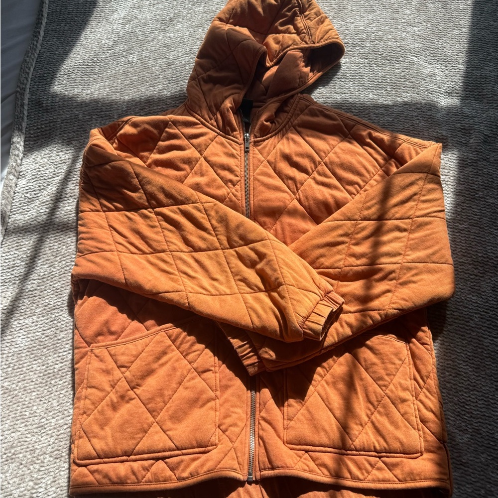 Wild Fable Quilted Rust Jacket